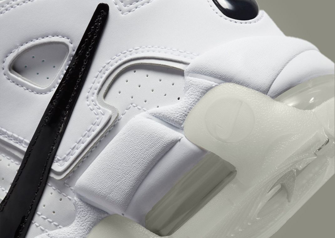 The Nike Air More Uptempo Copy Paste Appears In White