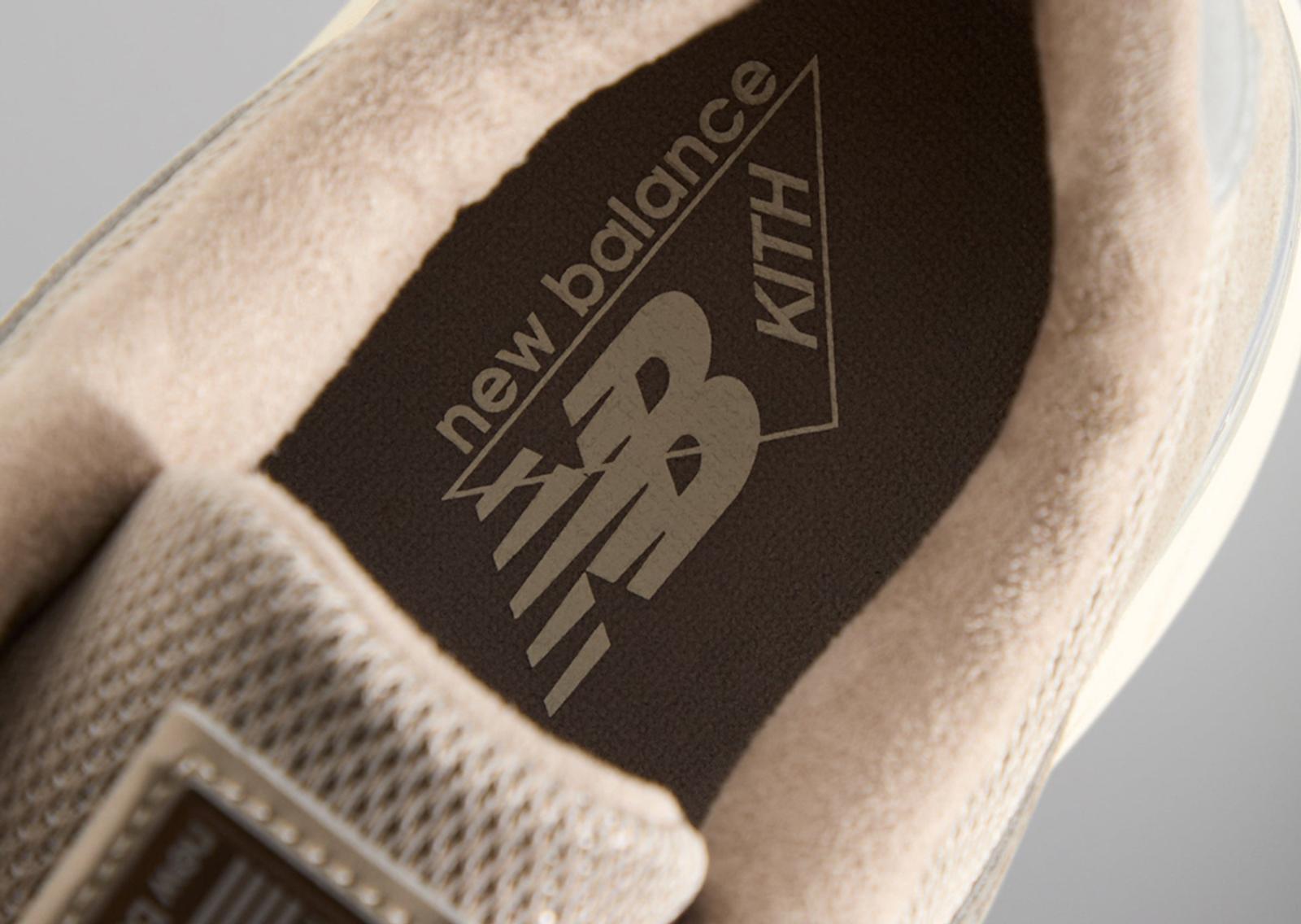 Kith x New Balance 990v4 Made in USA Moonrock Insole