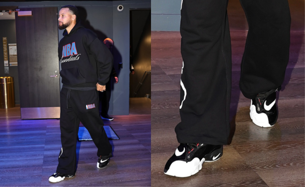 Steph Curry Wears The Glove