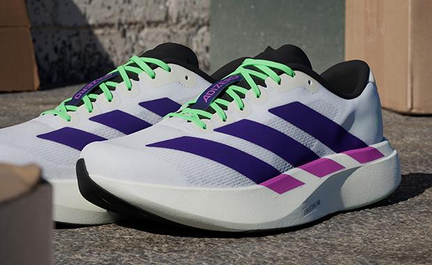 adidas Adizero Evo SL White Collegiate Purple