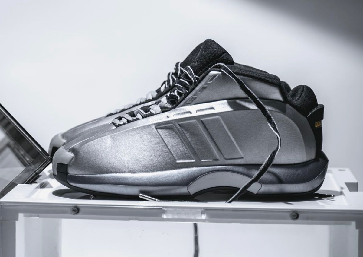 Kobe Bryant's adidas Crazy 1 OG Metallic Silver