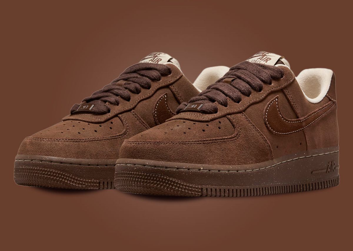 Nike air force 1 womens brown suede Clearance