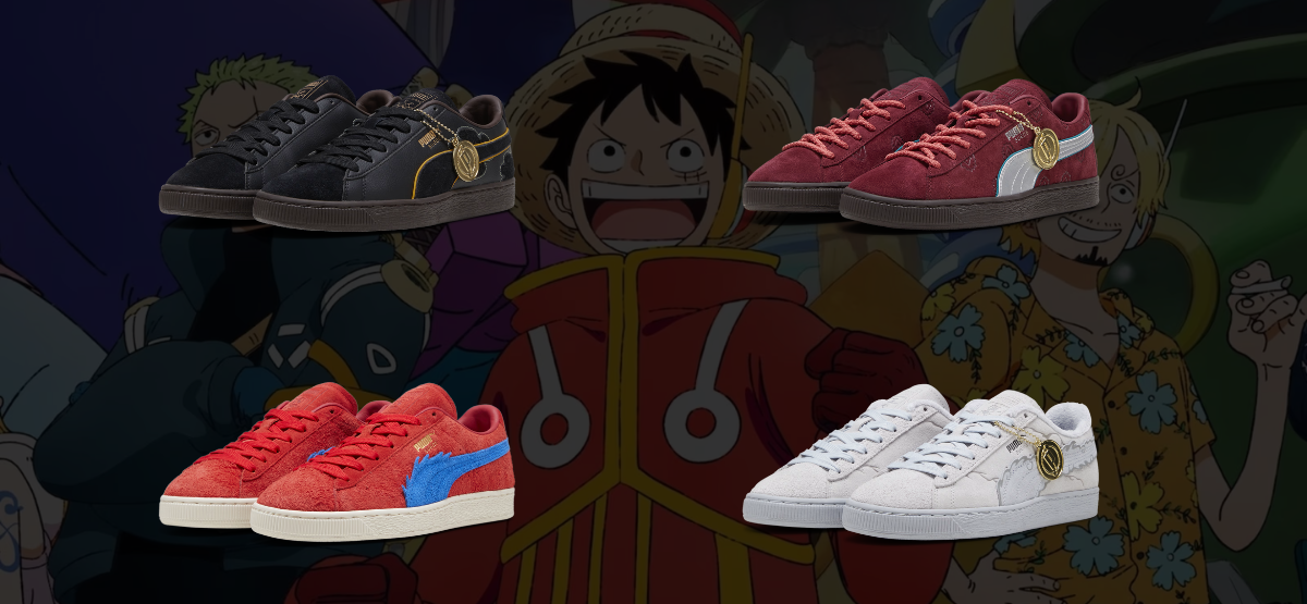 One Piece x Puma Suede Collection
