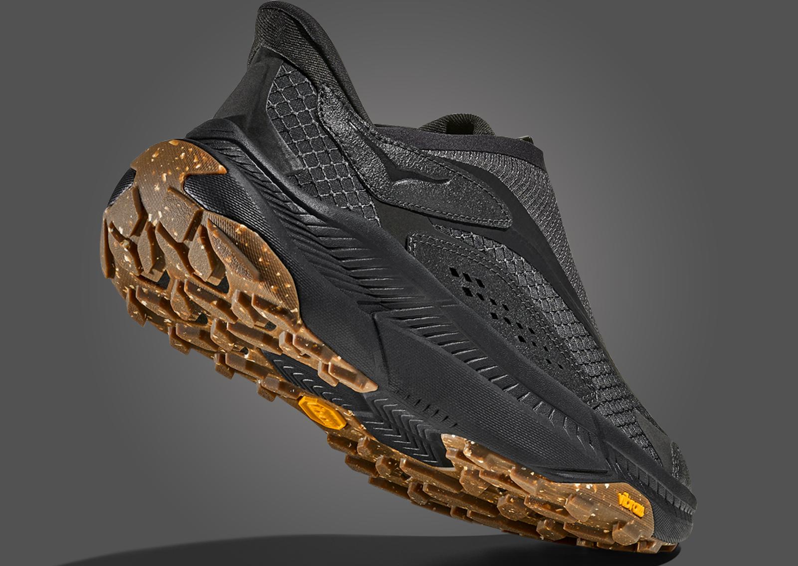 Hoka Project Transport Carbon Black Heel Detail