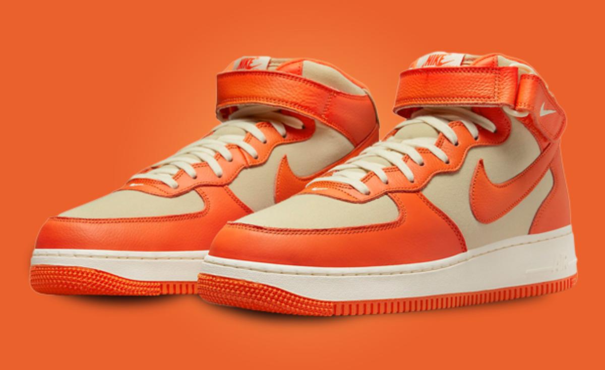 Nike's Air Force 1 Mid NBHD Surfaces In A Sizzling Safety Orange Shade