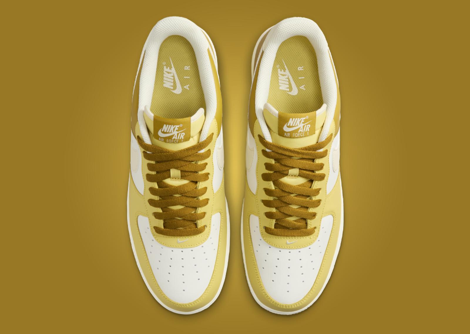 Nike Air Force 1 Low Bronzine Saturn Gold Top