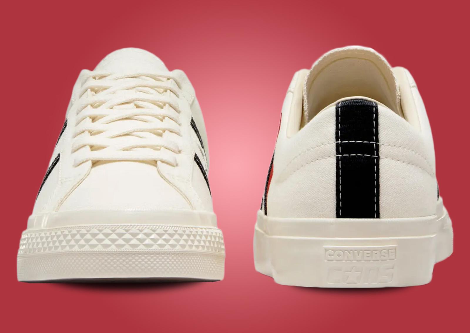 Comme des Garçons Play x Converse One Star Academy Pro Milk Toe and Heel