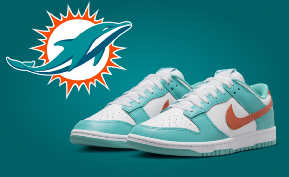 The Nike Dunk Low Miami Dolphins Releases January 2024