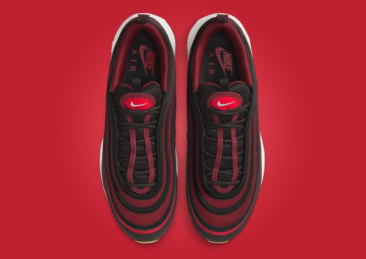 Nike Air Max 97 Black Team Scarlet Top