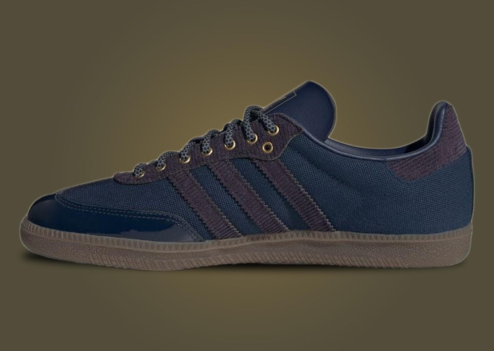 ALWAYTH x adidas Samba College Navy Medial