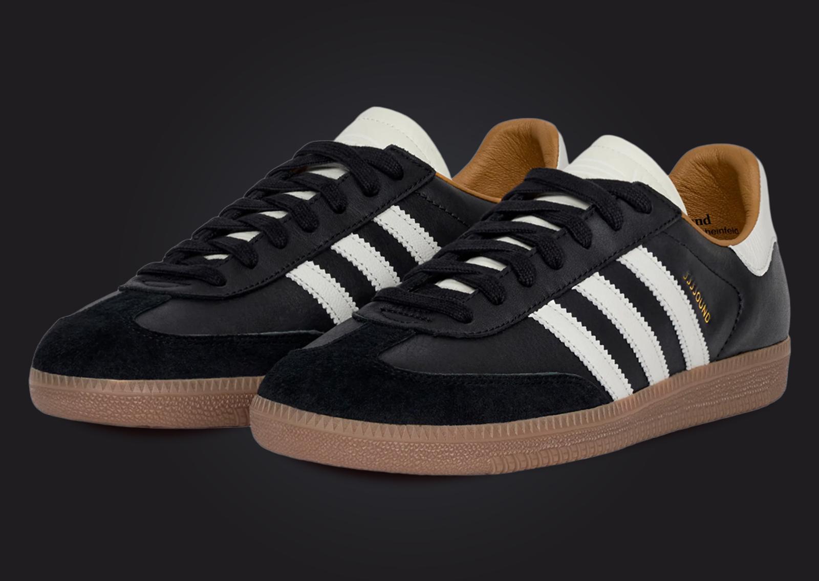 JJJJound x adidas Samba OG Made in Germany Core Black Off WhiteAngle