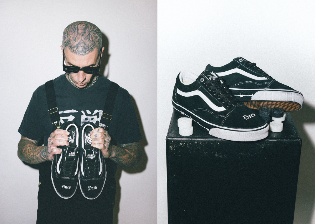 Travis Barker Drums Up Old Skool Collab with Vans