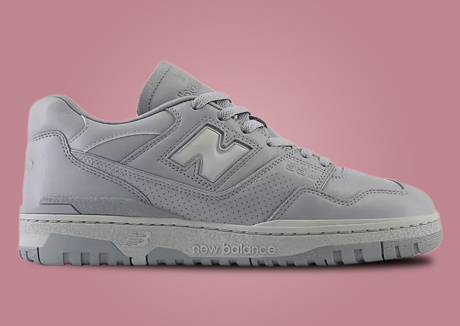 New Balance 550 Monochromatic Slate Lateral