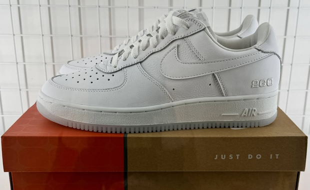 NIGO x Nike Air Force 1 '01 Triple White 2GO Promo Sample
