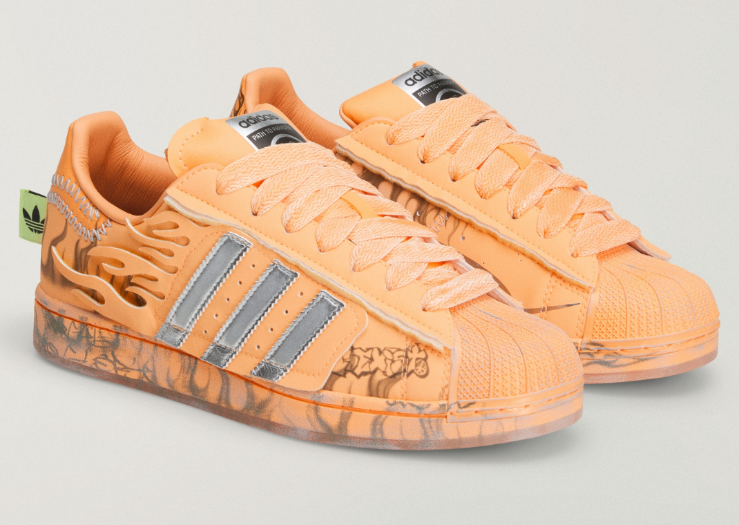 adidas gazelle silver green womens Black Adidas Shoes With Purple Laces – Alien Mermaid Cove main image 0
