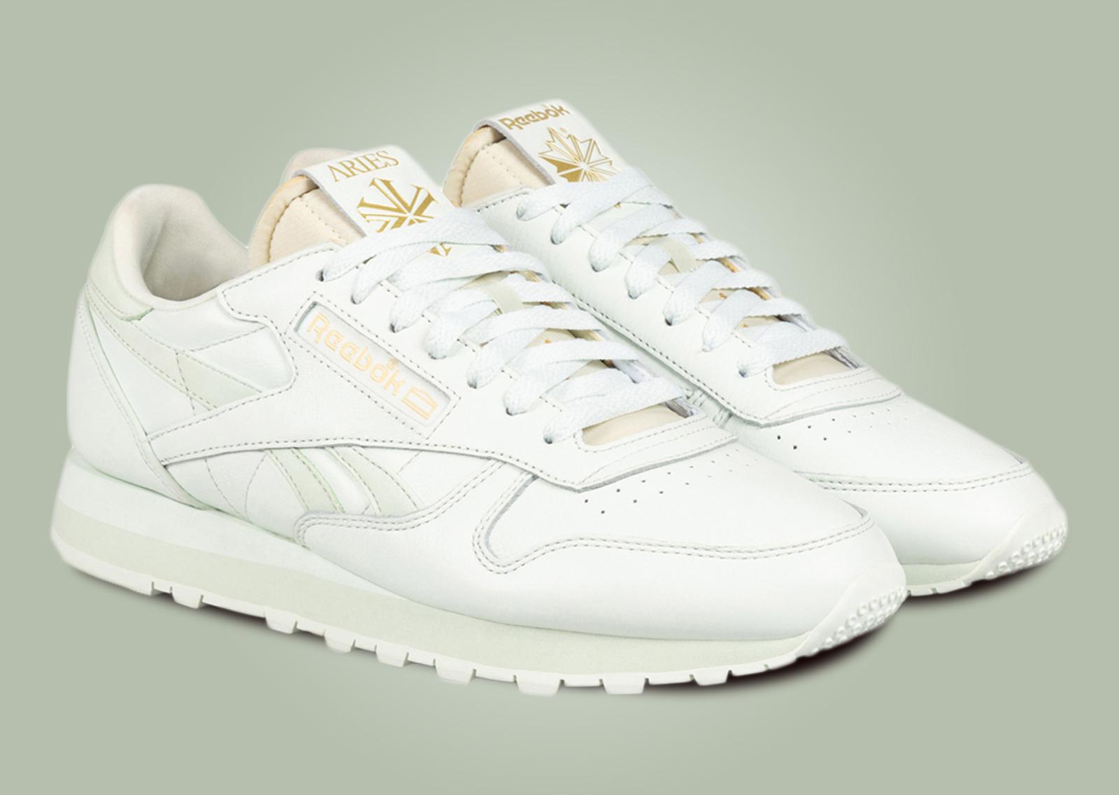 Aries x Reebok Classic Leather Mystic's Shoe Angle