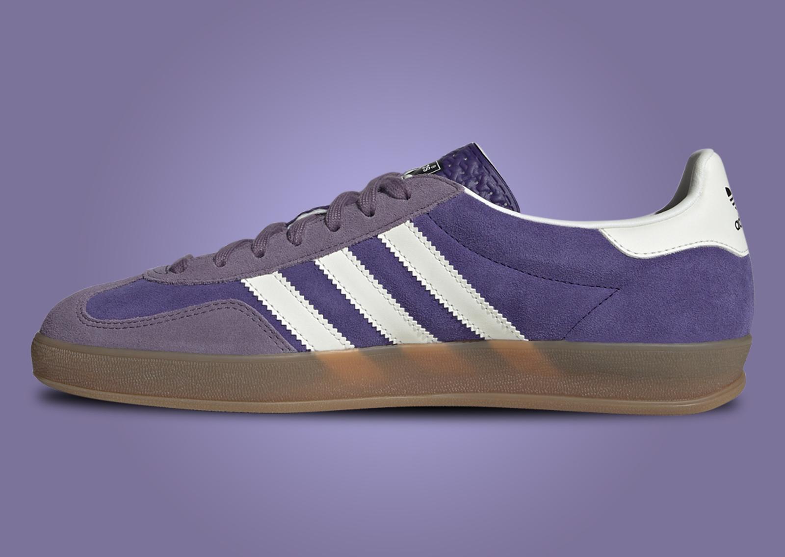 adidas Gazelle Indoor Collegiate Purple Medial