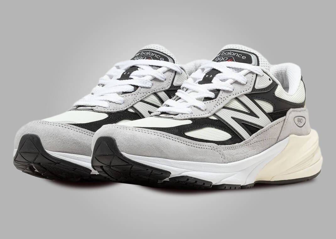 The New Balance 990v6 Made in USA Grey Black Releases