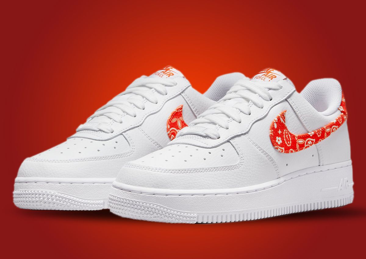 Nike air force 1 low red paisley Clearance
