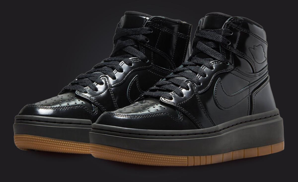 The Air Jordan 1 Elevate High Black Gum Shines in Patent Leather