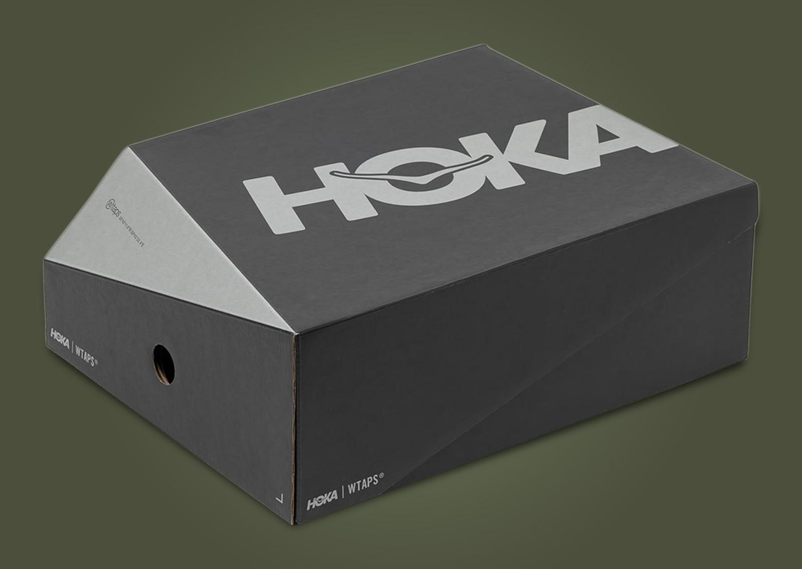 WTAPS x Hoka Ora Luxe Black Packaging