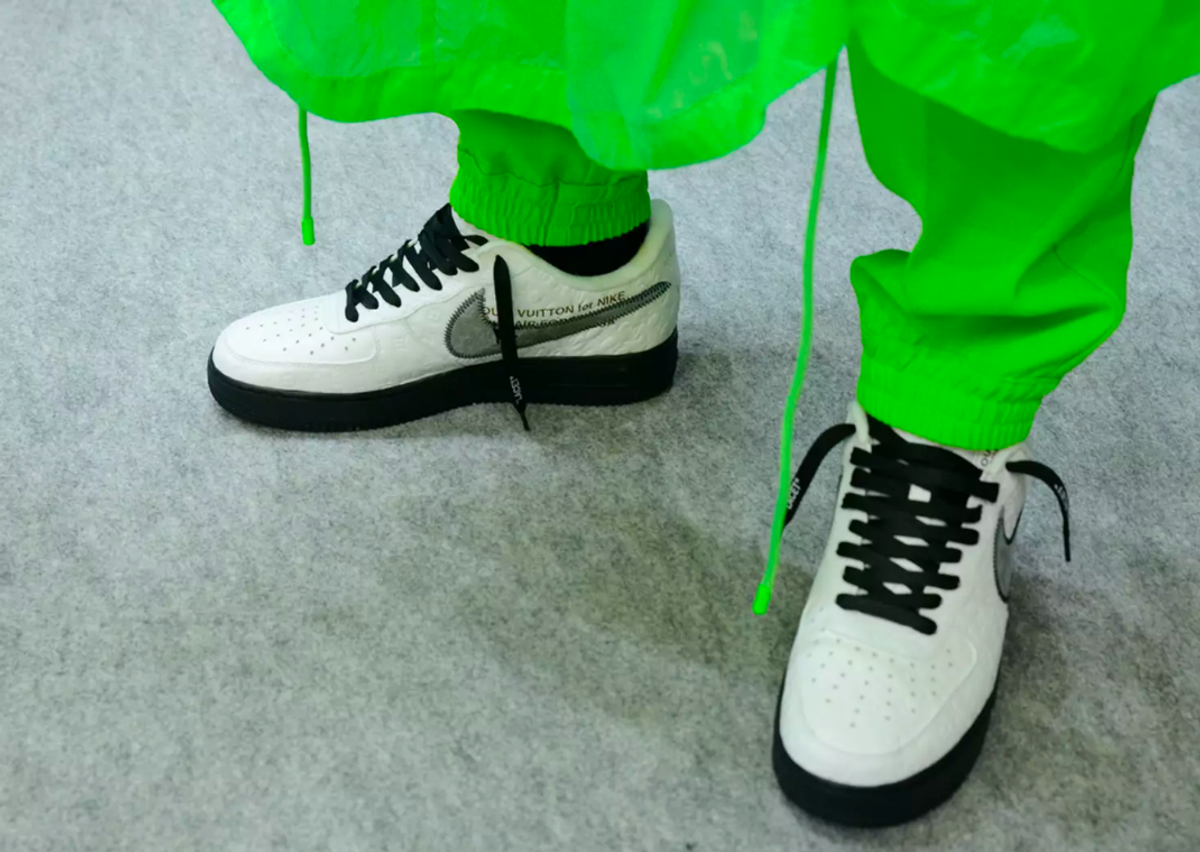 Images emerge of Louis Vuitton x Nike Air Force 1 collab - Sneakerjagers