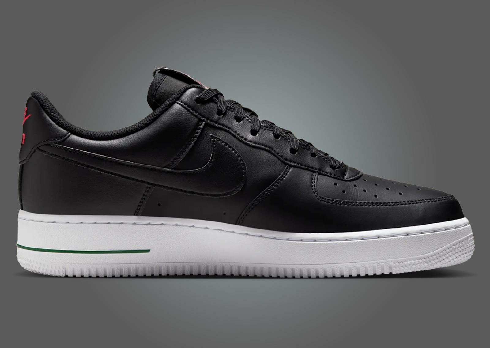 Nike Air Force 1 Low Roses Black White Medial