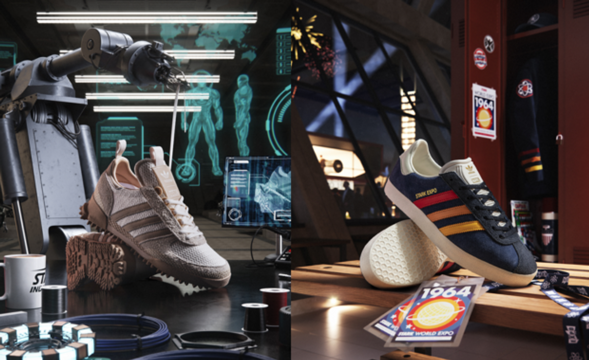 The size? exclusive Marvel x adidas Originals Tony Stark Pack Releases December 2023
