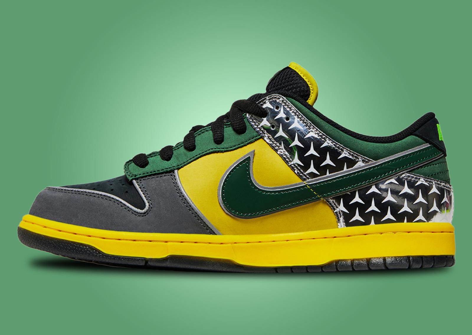 DOAF x Nike Dunk Low What The Ducks of a Feather Home Medial