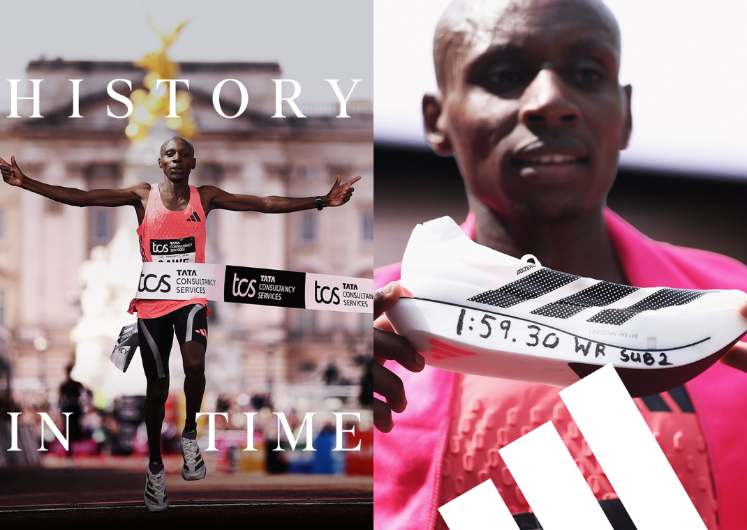 Sebastian Sawe Broke the Sub-2-Hour Marathon Record in adidas