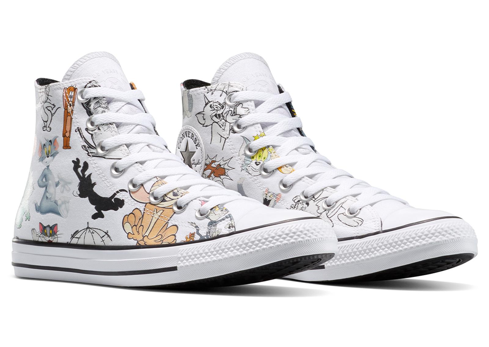 Tom & Jerry x Converse Chuck Taylor White Angle