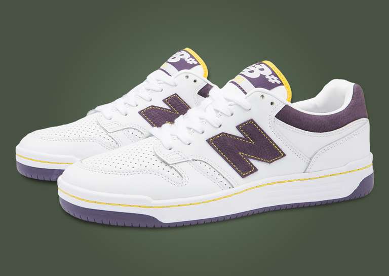 New Balance Numeric 480 Eighties Pack Los Angeles Lakers Angle
