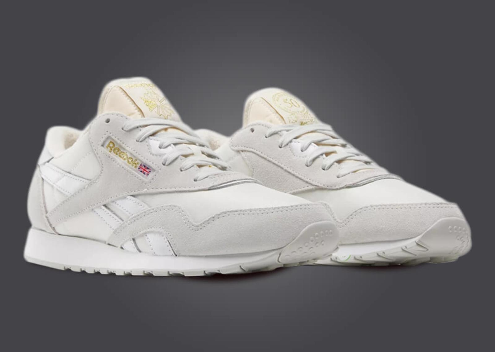 Reebok Classic Nylon Hip-Hop Pure Grey White Angle