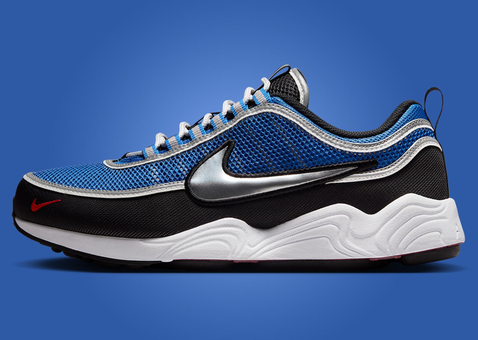 Nike Air Zoom Spiridon Signal Blue Lateral