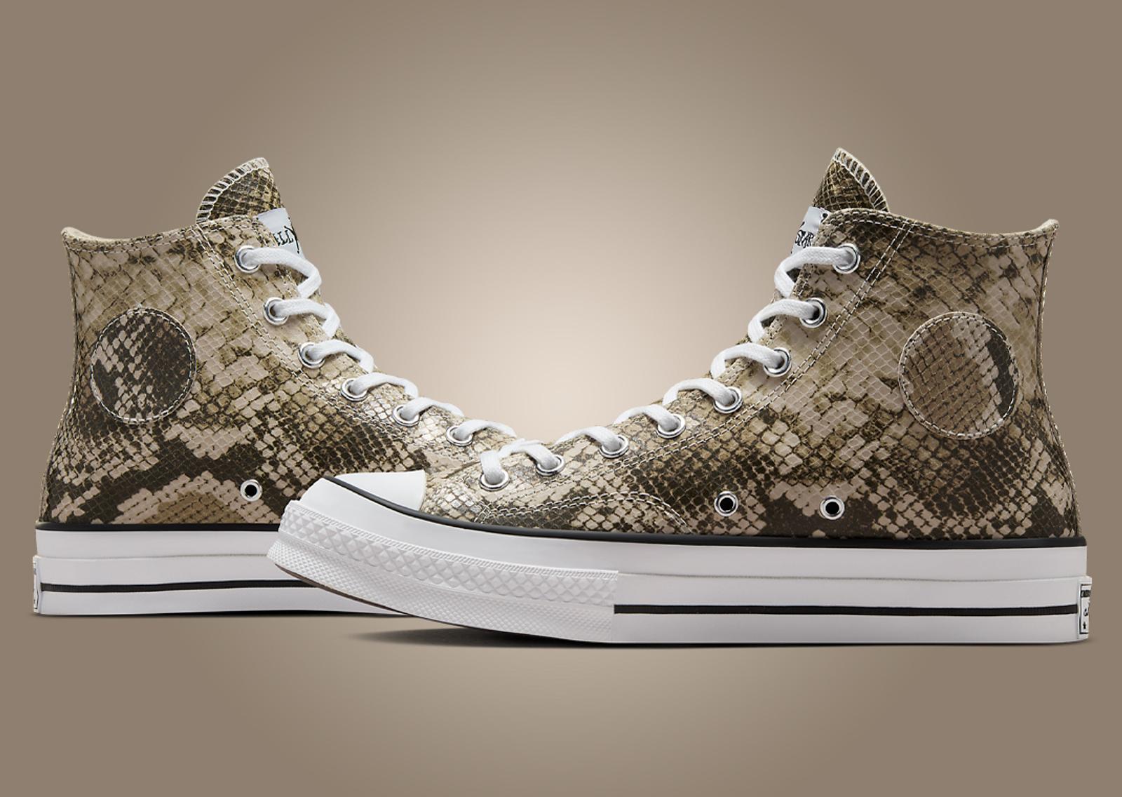 Stussy x Converse Chuck 70 Snakeskin Medial