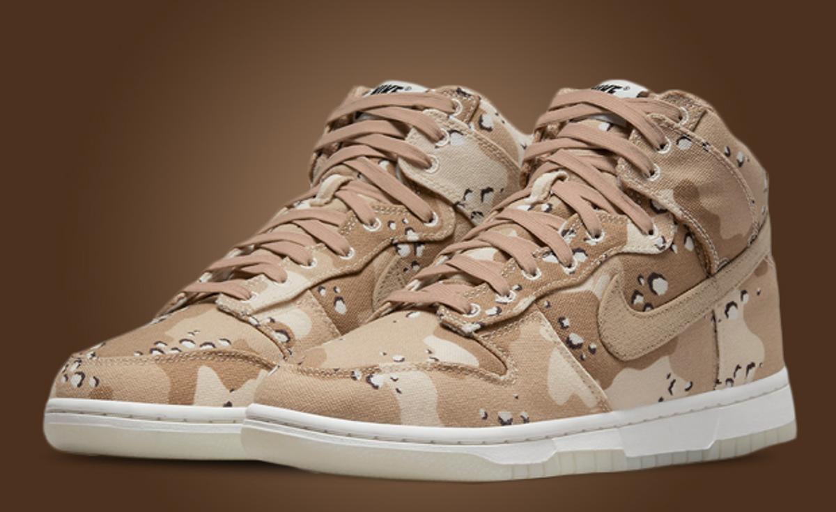 Stay Camouflaged In This Women’s Nike Dunk High