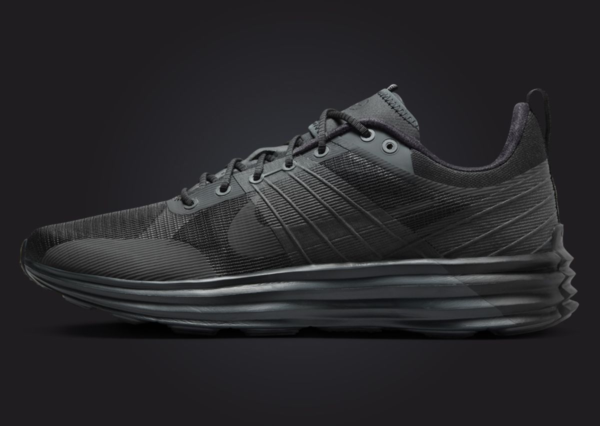 Nike Lunar Roam Dark Smoke Grey Black Lateral