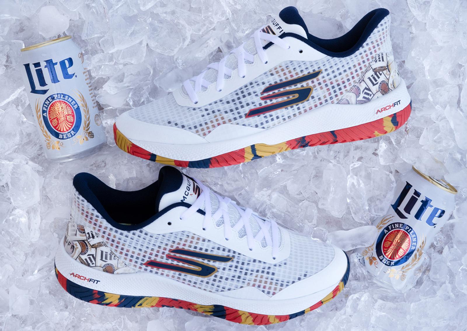 Miller Lite x Tyson McGuffin x Skechers Viper Court Pro On Ice