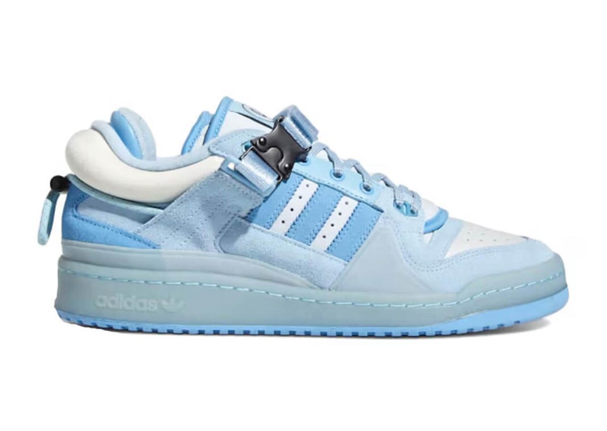Bad Bunny x adidas Forum Buckle Low Blue Tint Lateral