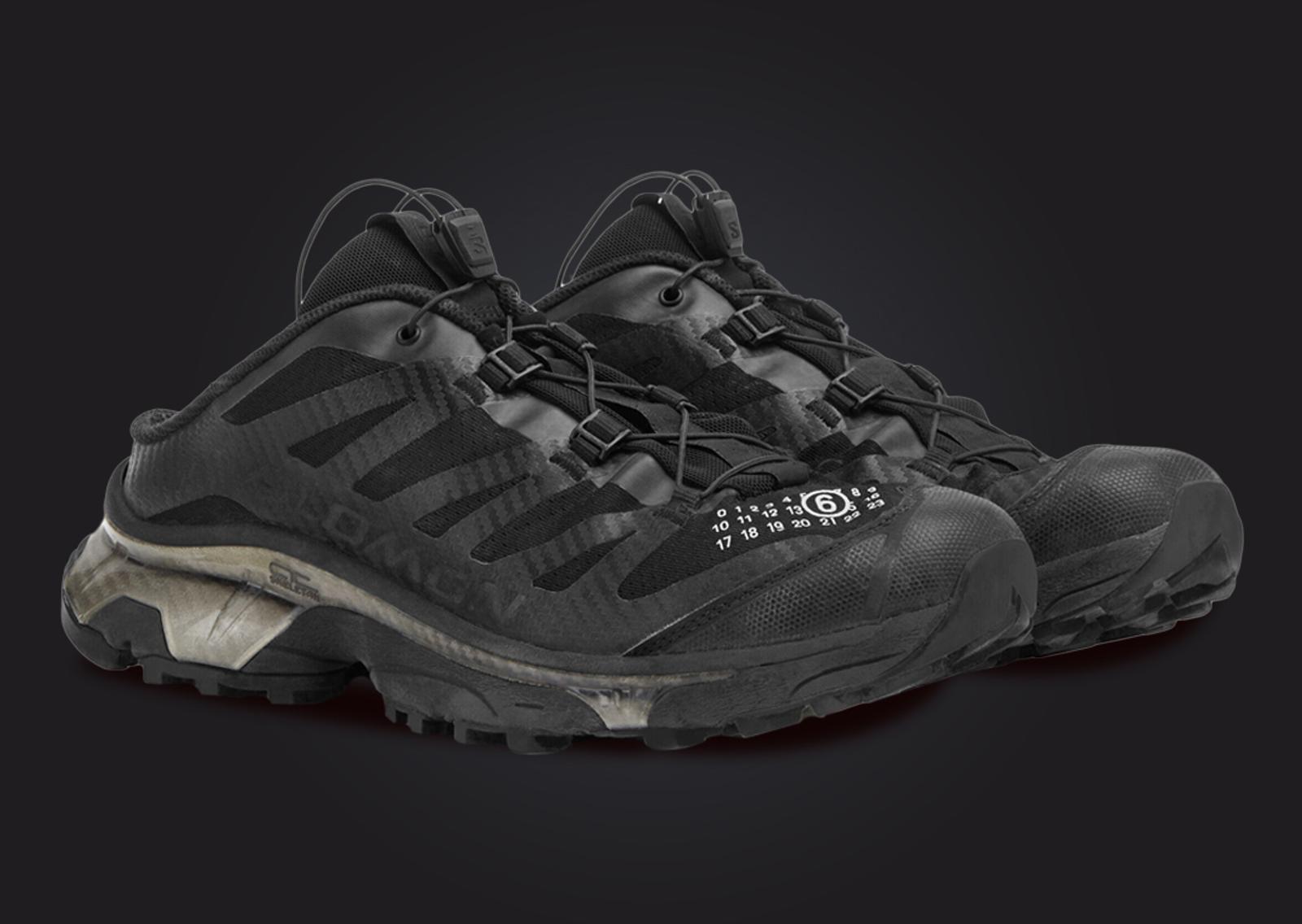 Maison Margiela MM6 x Salomon XT-4 Mule Black Angle