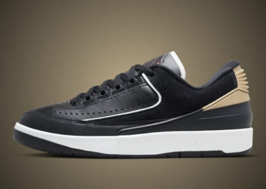 This Women's Exclusive Air Jordan 2 Low Black Metallic Gold Releases ...