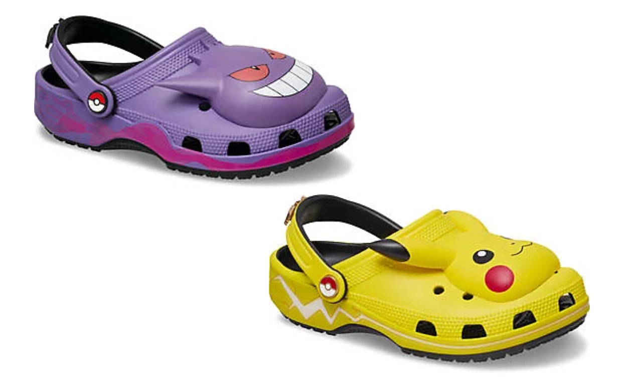 Pokémon x Crocs Classic Clog Pikachu & Gengar