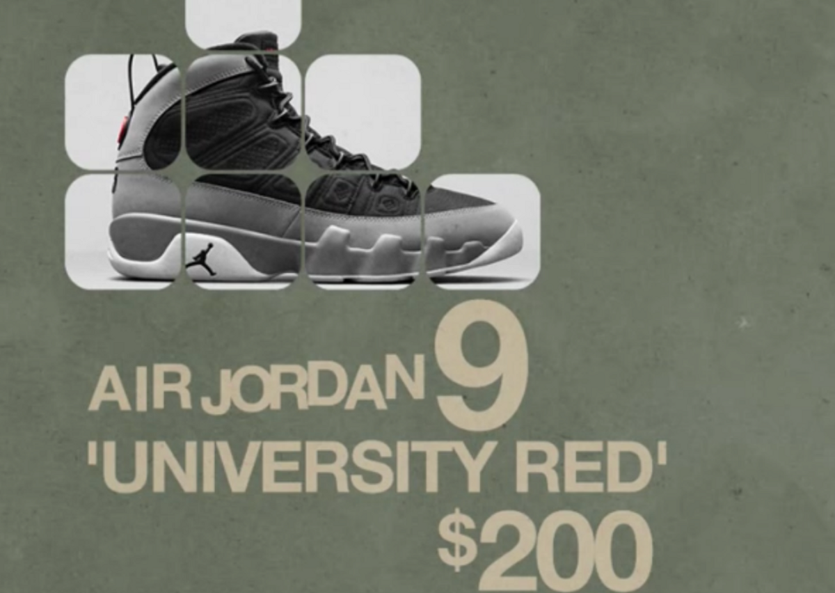 Air Jordan 9 Retro "University Red"