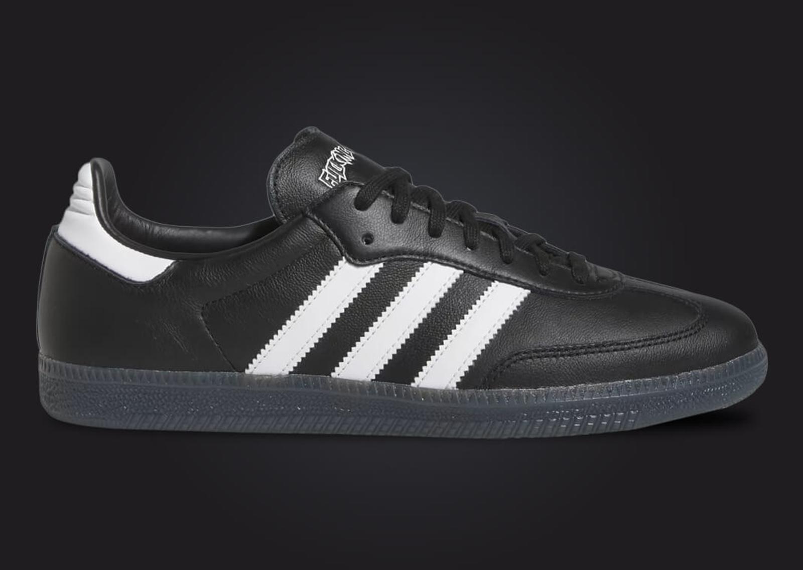 Fucking Awesome x adidas Samba Black White Lateral