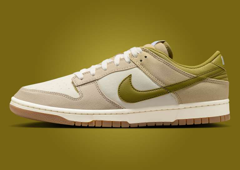 Nike Dunk Low Cream II Pacific Moss Lateral