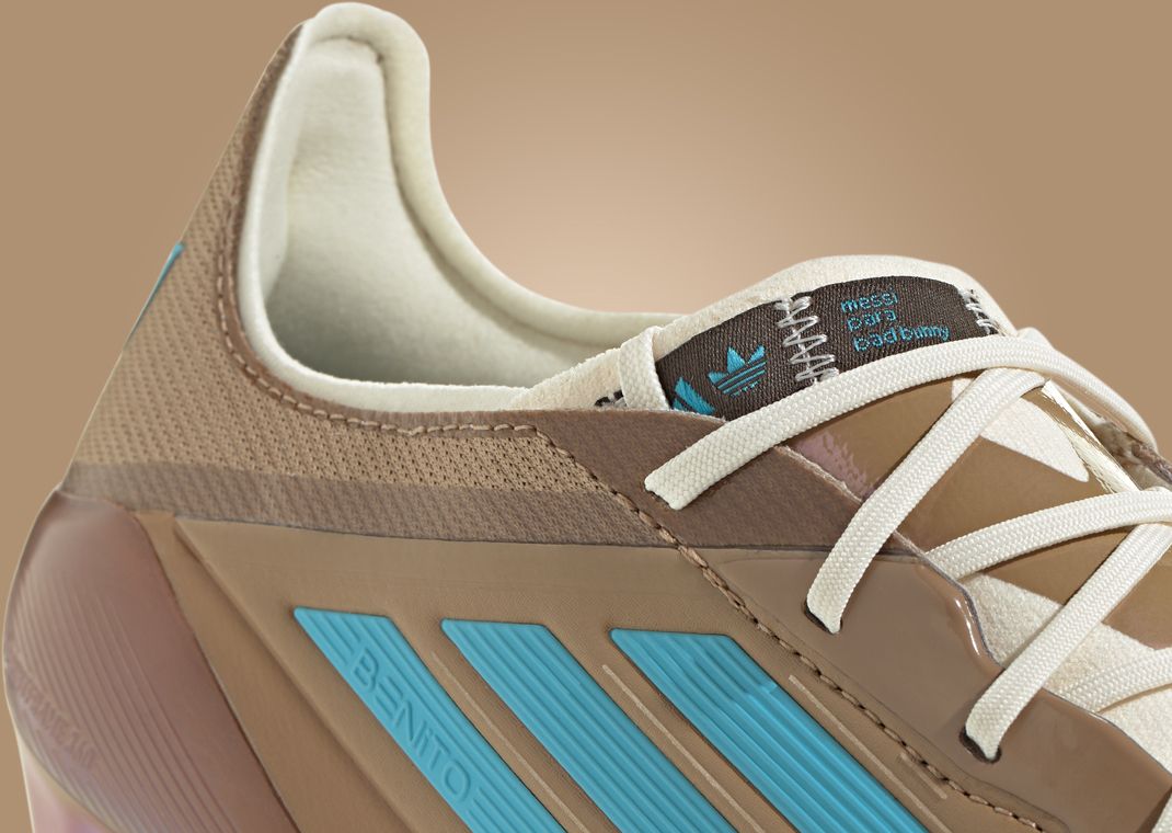 The Bad Bunny x adidas F50 Messi Elite FG Cardboard Releases in 2024