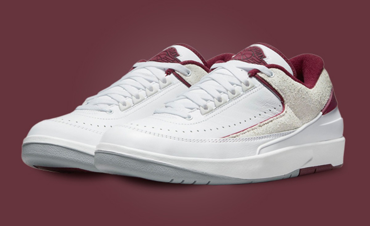 Cherrywood Red Accents This Air Jordan 2 Low