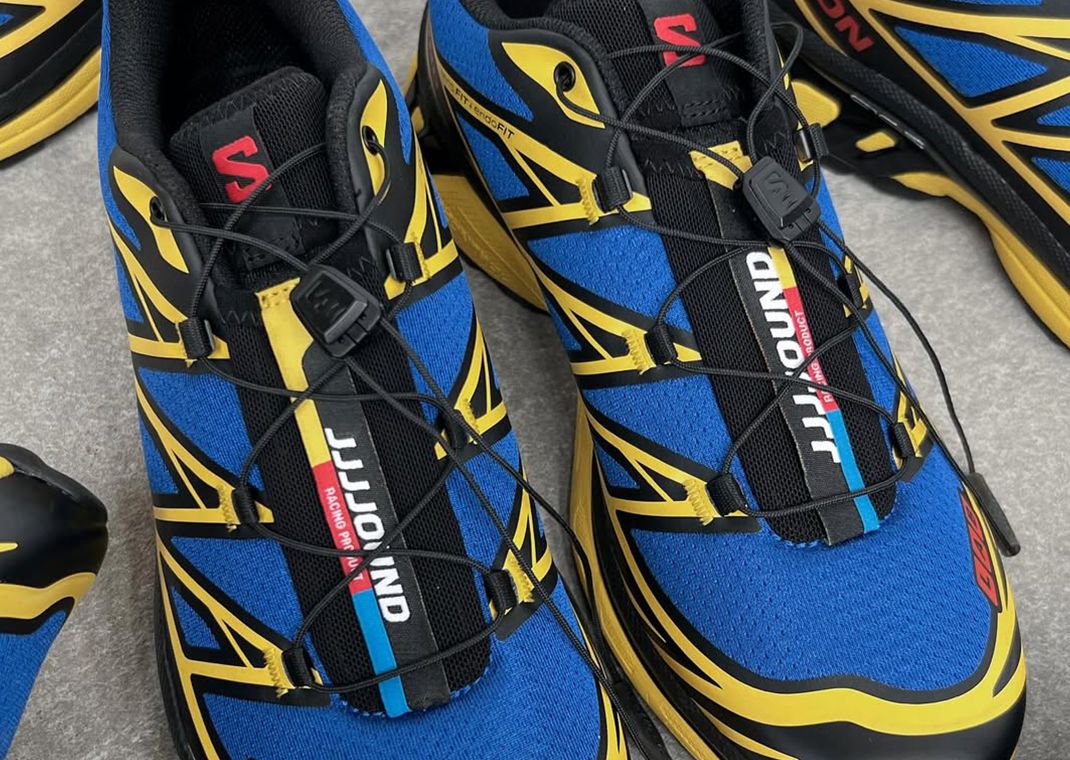 The JJJJound x Salomon XT-6 Navy Yellow Releases August 2025