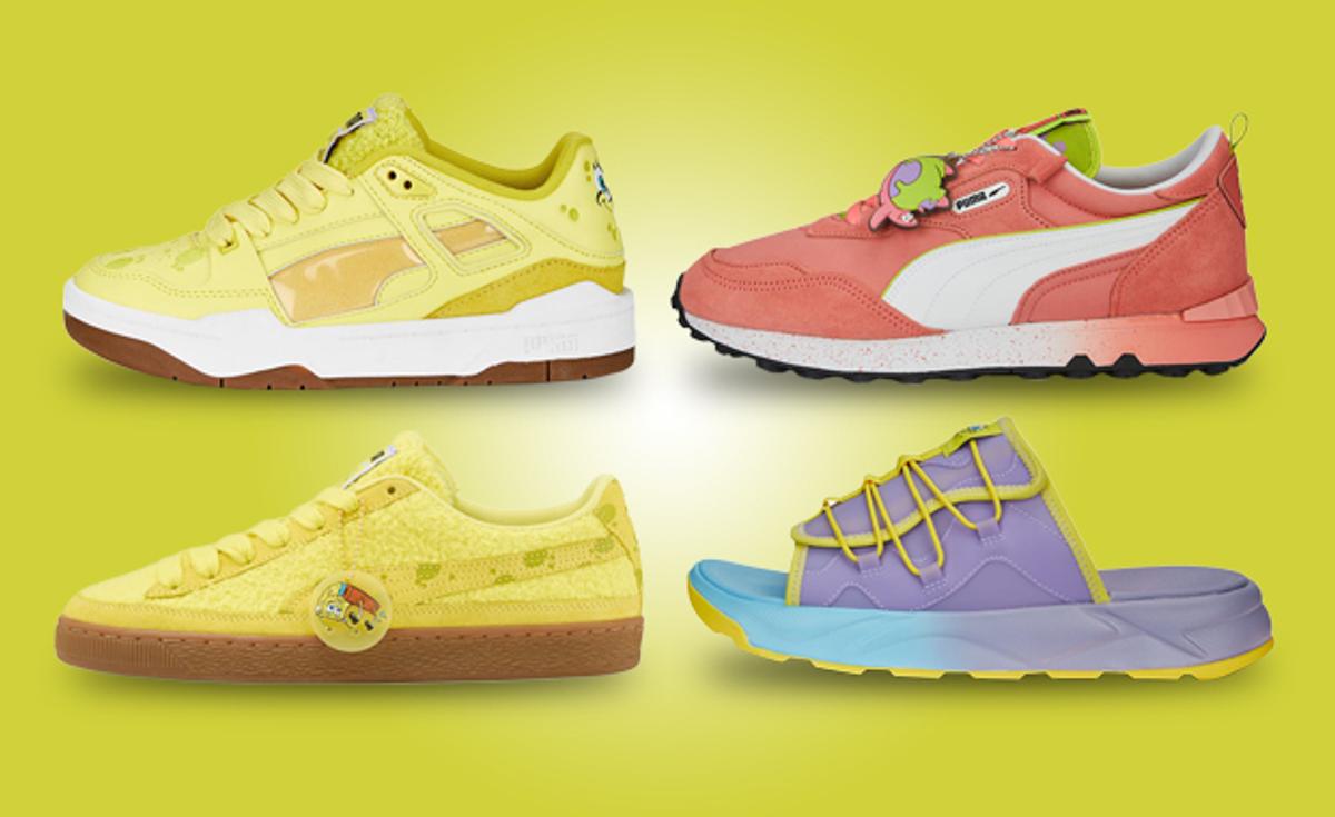 Puma Brings Spongebob To Sneakers With A Collection Of Footwear