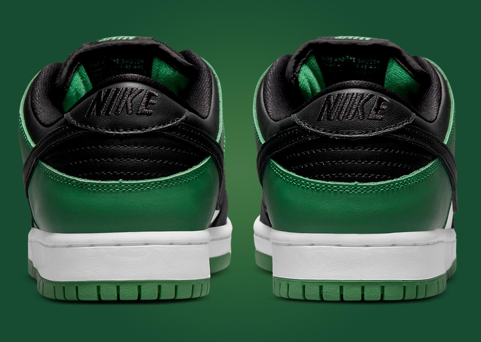 Nike SB Dunk Low Classic Green Heel